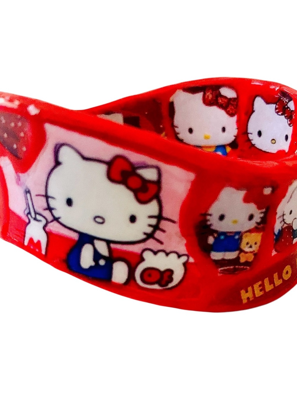 Hello Kitty Red Character Hinged Bangle